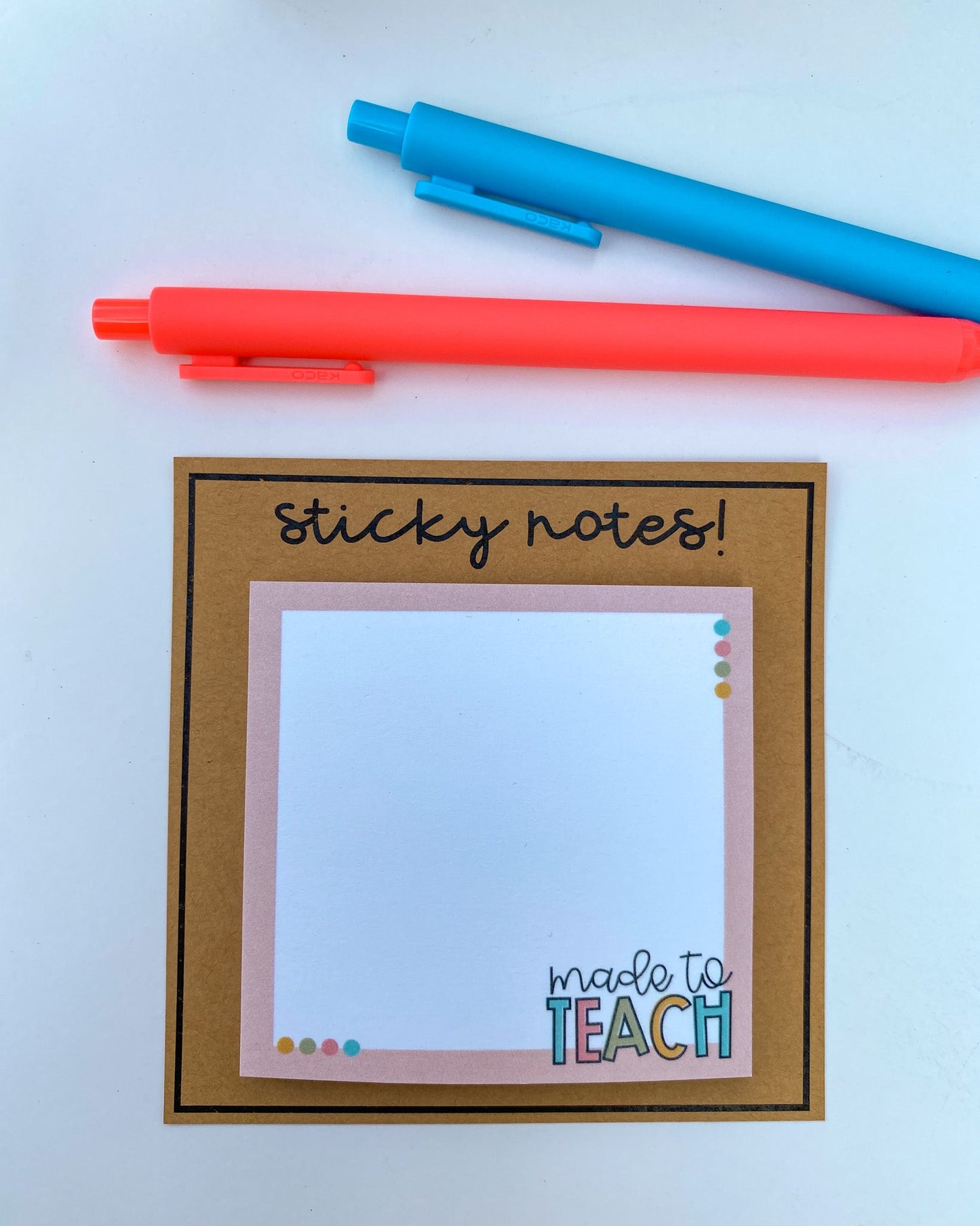 Made To Teach Sticky Notes