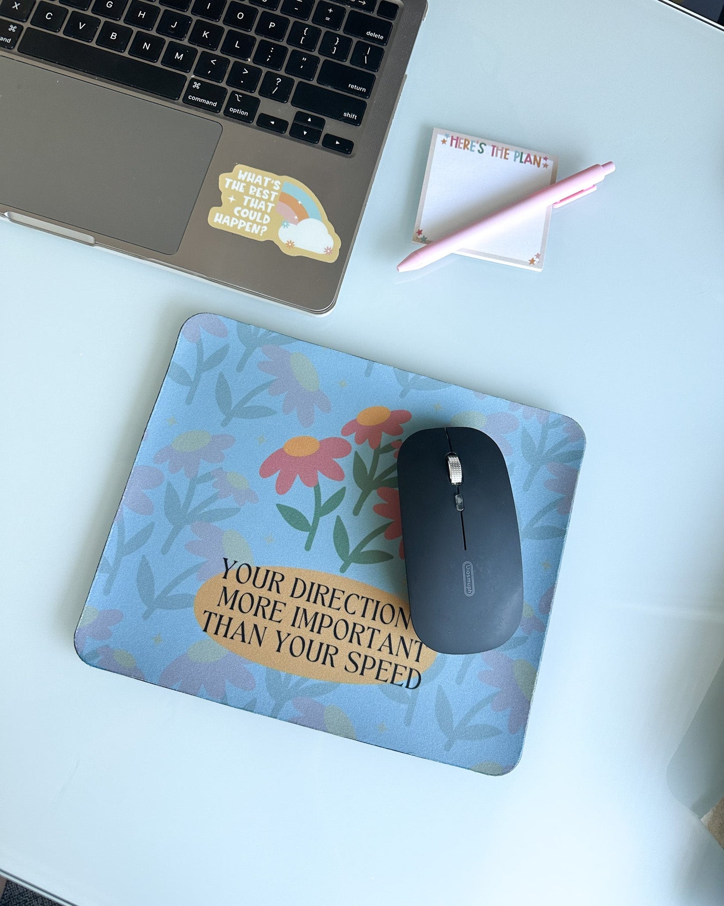 Direction Is More Important Mousepad