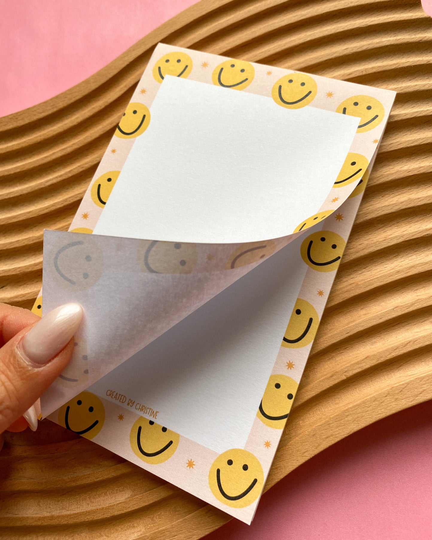 Smile Face - 4x6" Notepad
