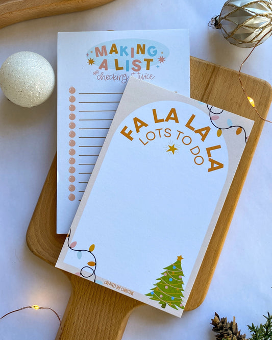 The Fa La La Lots Christmas Bucket List: Checking it Twice!