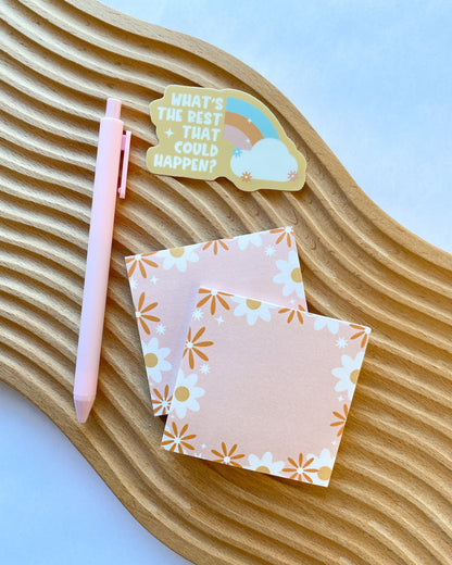 Ditsy Daisy Sticky Notes