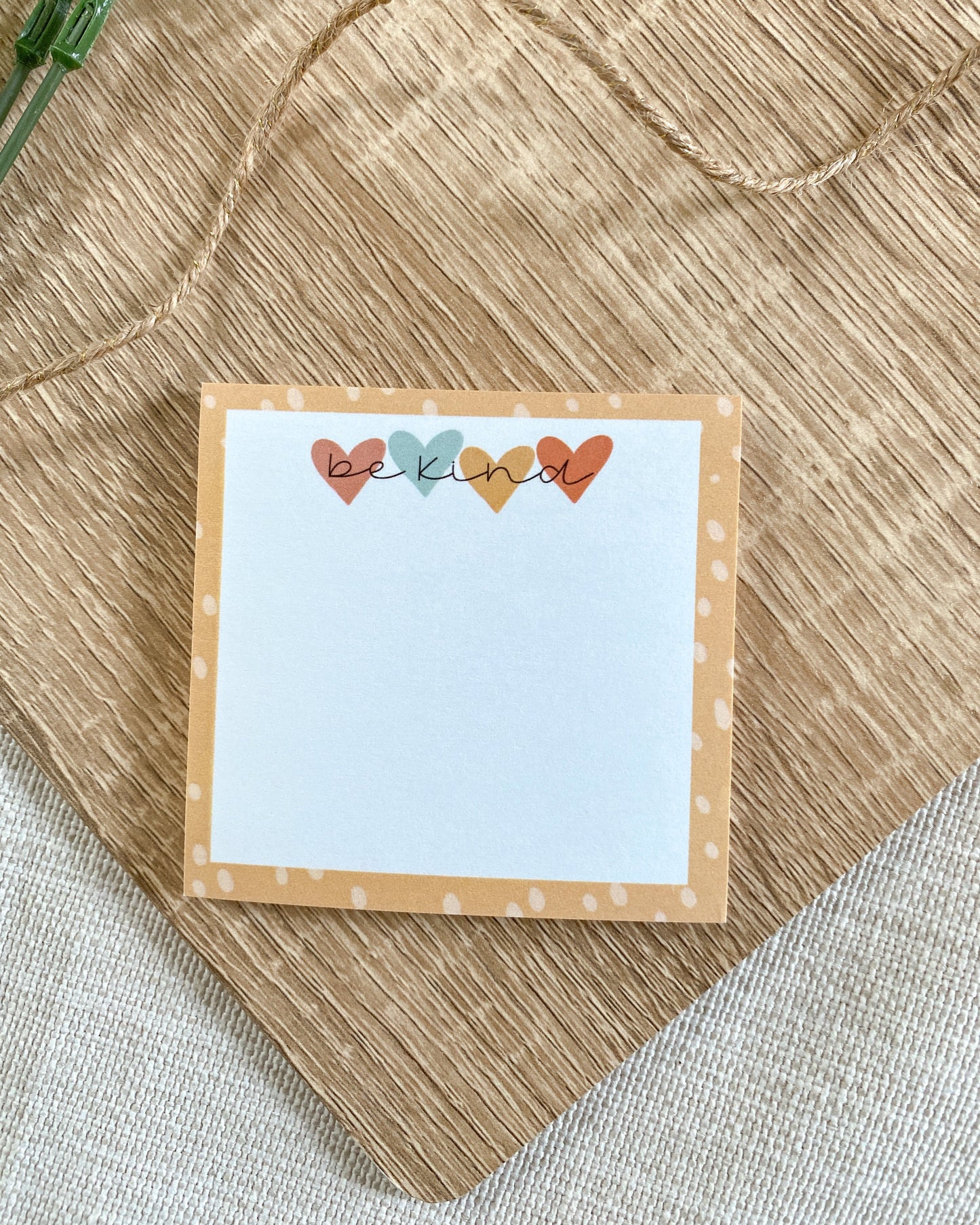 Be Kind Hearts Sticky Notes