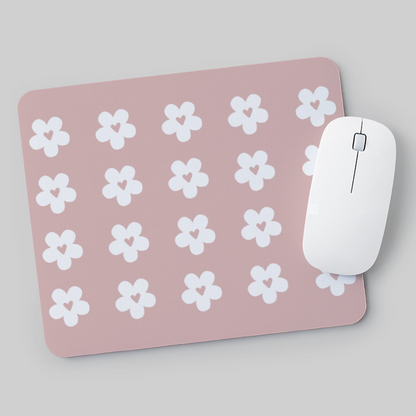 Heart Flower Mousepad